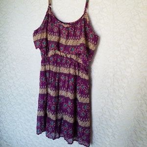 MossiMo Supply Co. Purple Floral Sundress